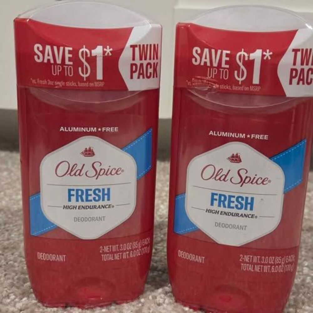 Old spice deodorant twin packs
